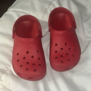 CROCS kids red junior size 2